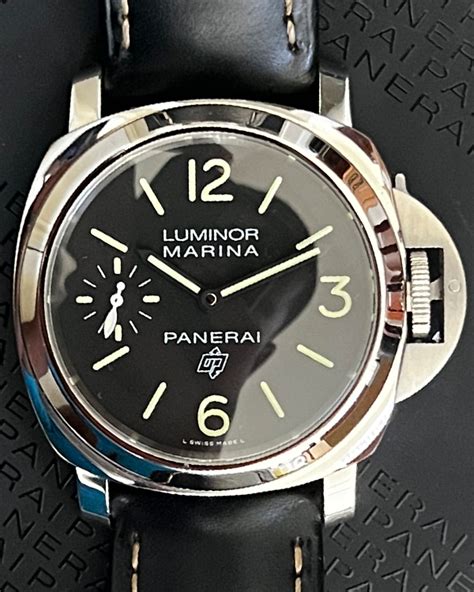 Panerai Luminor Marina 44mm Black Leather PAM00776 2018.